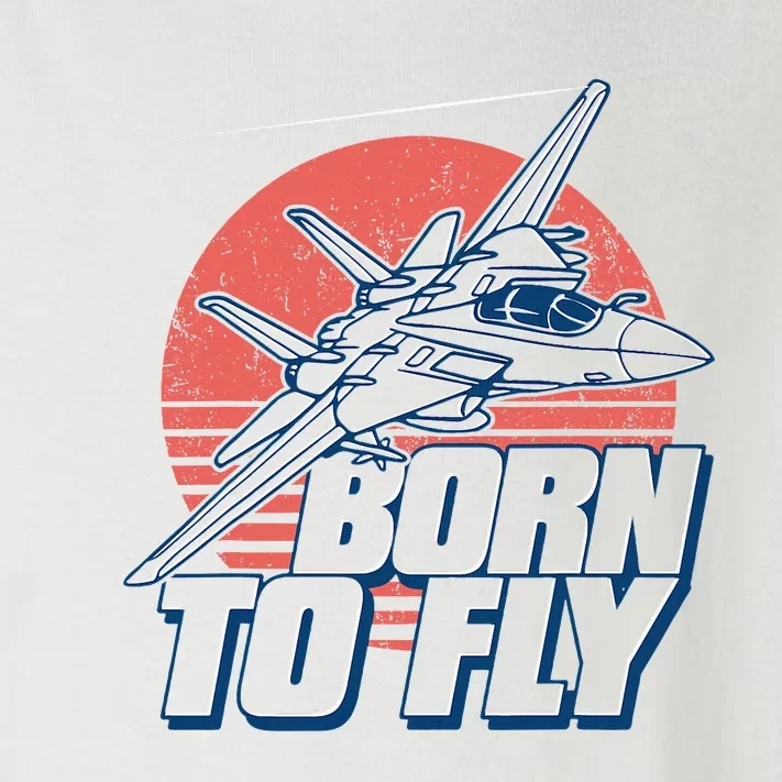 Born To Fly Fighter Jet Plane Airplane Toddler Long Sleeve Shirt