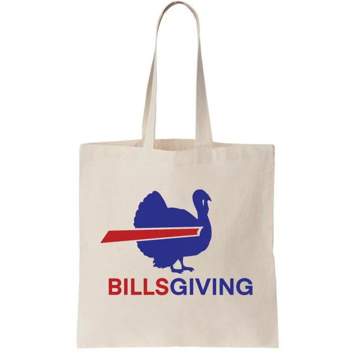 Billsgiving Turkey Football Gift Football Fan Tote Bag