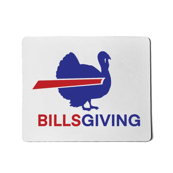 Billsgiving Turkey Football Gift Football Fan Mousepad