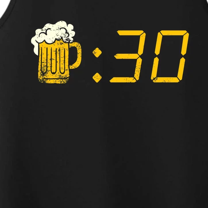 Beer Thirty. Funny Drinking Or Getting Drunk Performance Tank