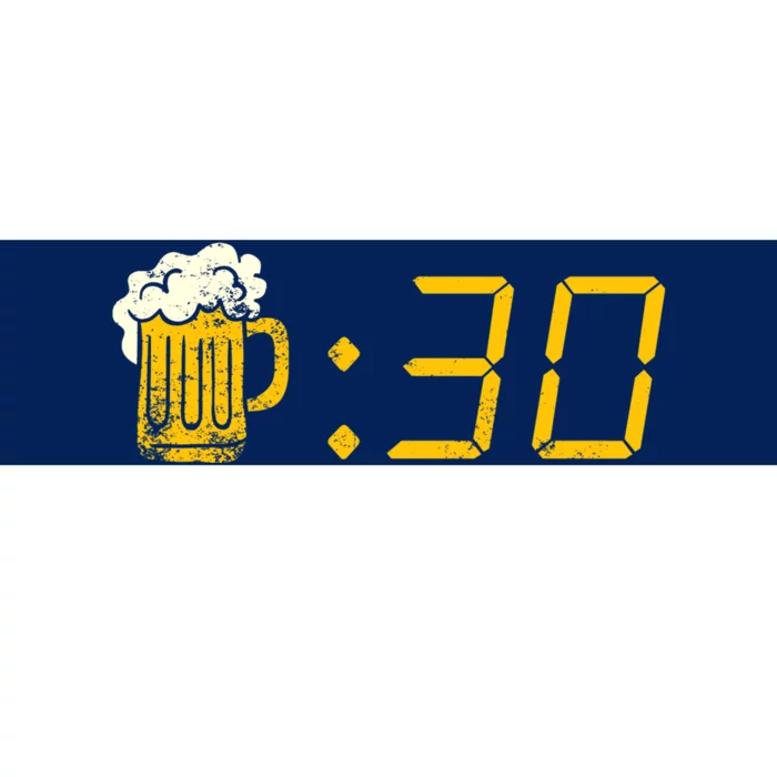 Beer Thirty. Funny Drinking Or Getting Drunk Bumper Sticker