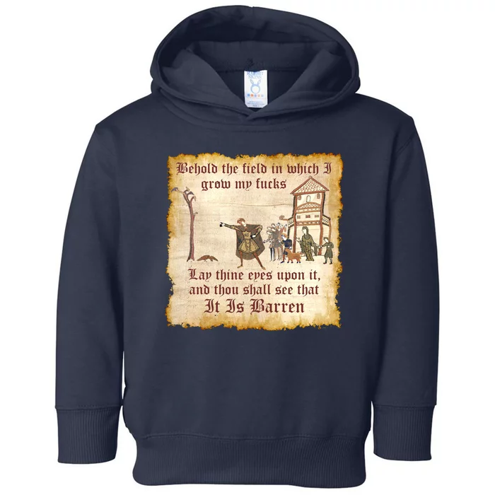 Behold The Field Medieval Dank Meme Toddler Hoodie