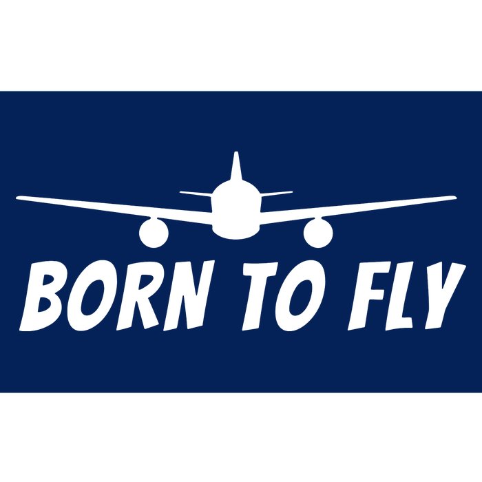 Born To Fly Funny Pilot Aviation Airplane Gift Bumper Sticker