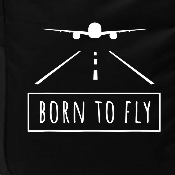 Born To Fly Aviation Pilot Flying Airplane Aircraft Gift Impact Tech Backpack