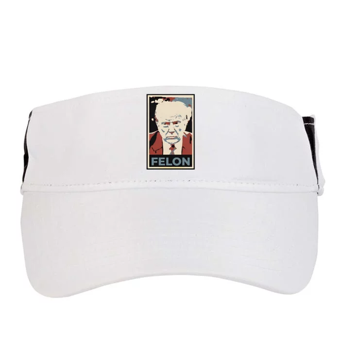 Billpascrell Trump Felon Adult Drive Performance Visor