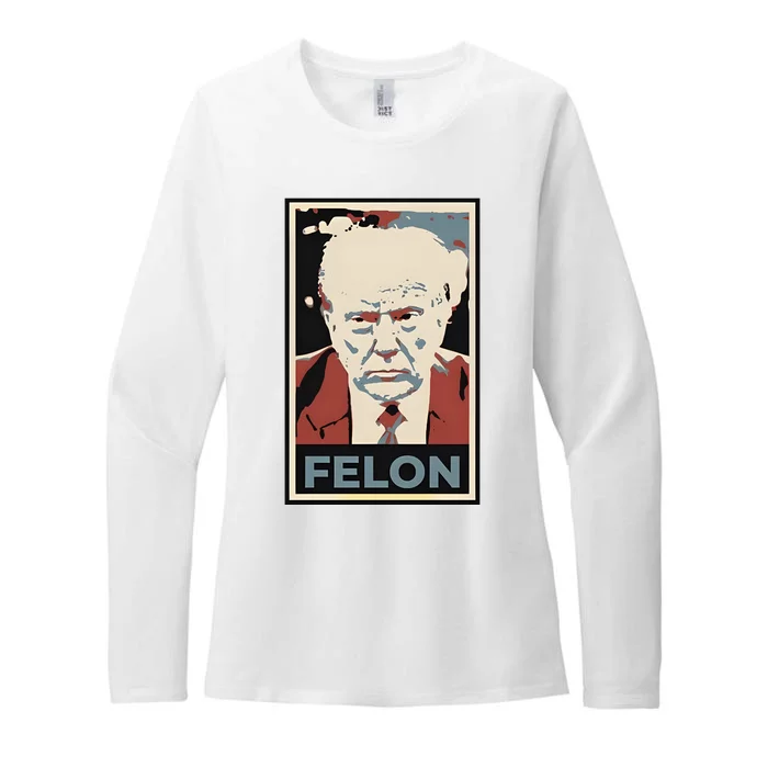 Billpascrell Trump Felon Womens CVC Long Sleeve Shirt