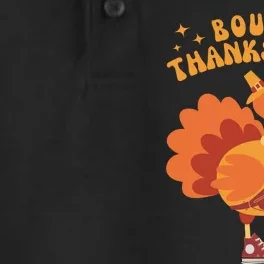 Boujee Thanksgiving Funny Turkey Bougie Boojee Friendsgiving Dry Zone Grid Performance Polo