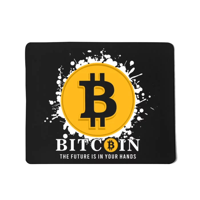 Bitcoin The Future Is In Your Hands Mousepad