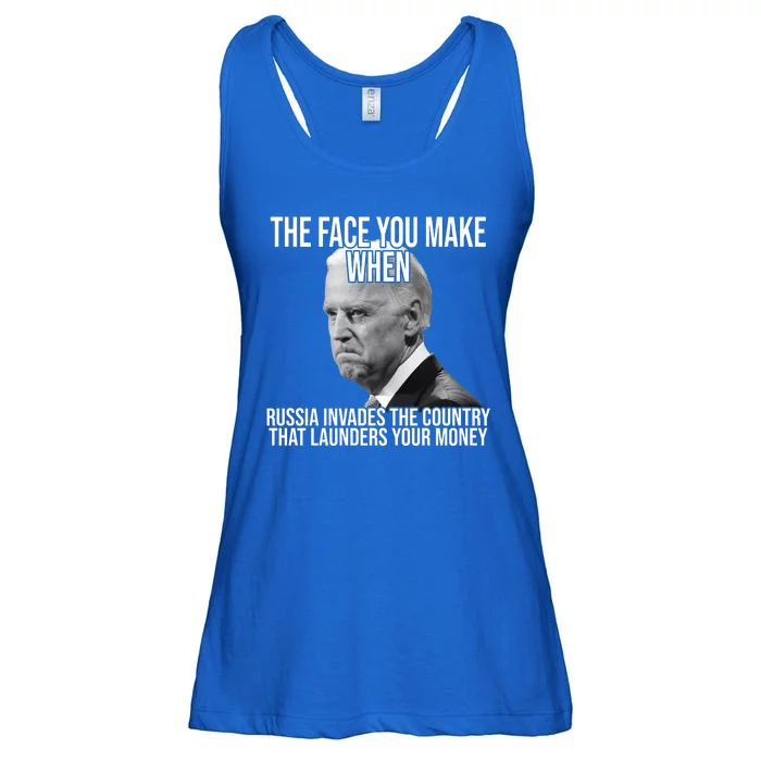 Biden The Face You Make When Russia Invades The Country Ladies Essential Flowy Tank