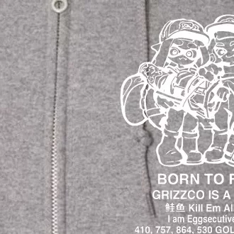 Born To Fish Grizzco Is A Fuck Kill Em All 999 Full Zip Hoodie