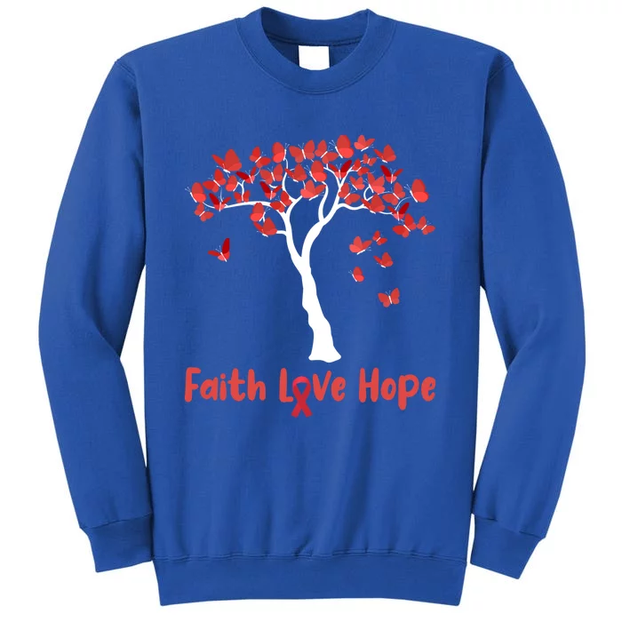 Butterfly Tree Faith Love Hope Gift Sweatshirt