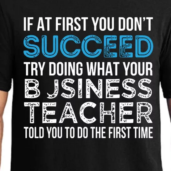 Business Teacher Funny For Business Teacher Pajama Set