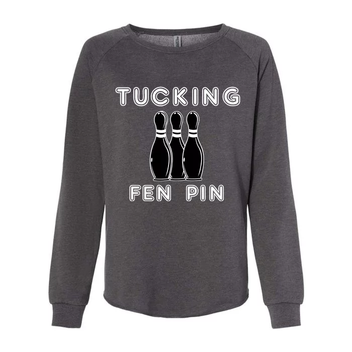 Bowling Tucking Fen Pin Womens California Wash Sweatshirt