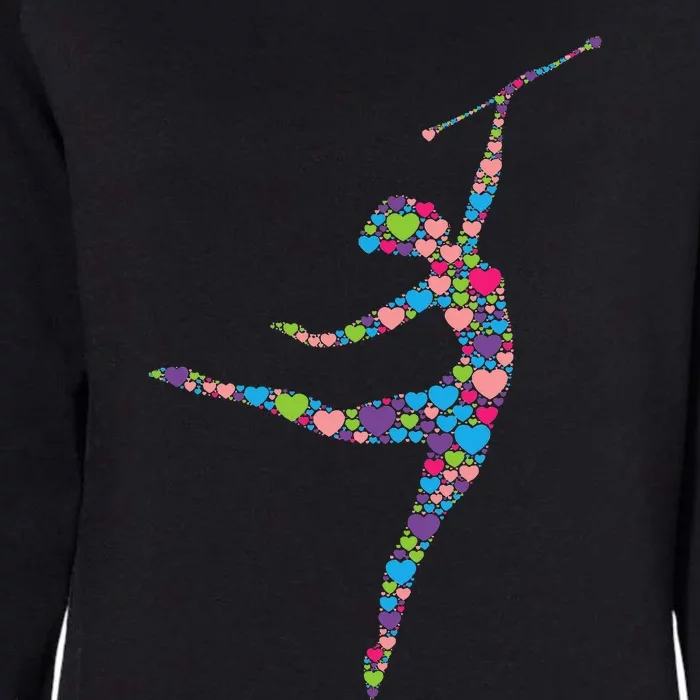 Baton Twirling Girl Silhouette Dancing Twirler Majorette Womens California Wash Sweatshirt