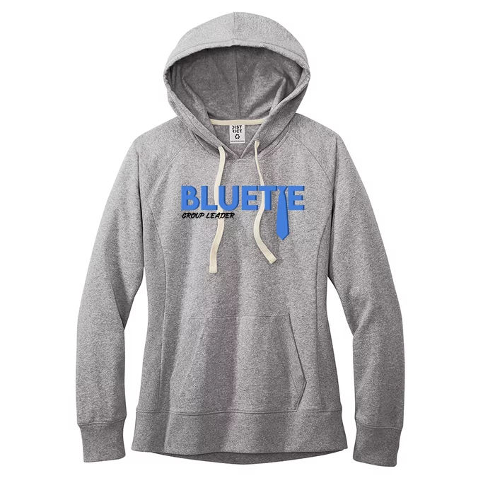 Blue Tie Group Leader Women's Fleece Hoodie