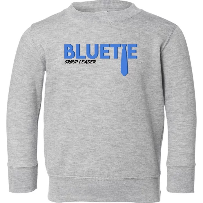 Blue Tie Group Leader Toddler Sweatshirt