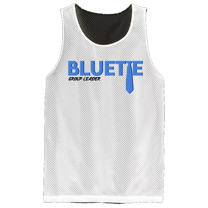 Blue Tie Group Leader Mesh Reversible Basketball Jersey Tank