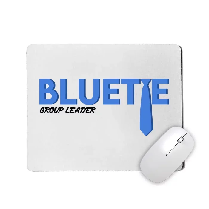 Blue Tie Group Leader Mousepad