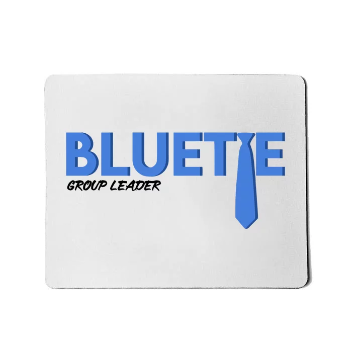 Blue Tie Group Leader Mousepad