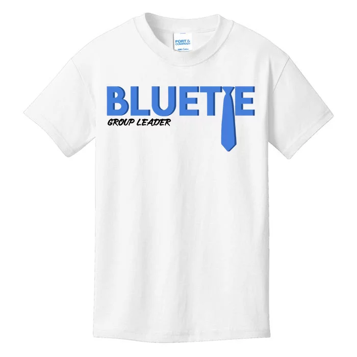 Blue Tie Group Leader Kids T-Shirt