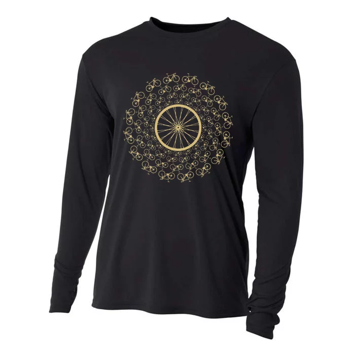 Bike Tornado Golden Racer Rim Cycling Cooling Performance Long Sleeve Crew