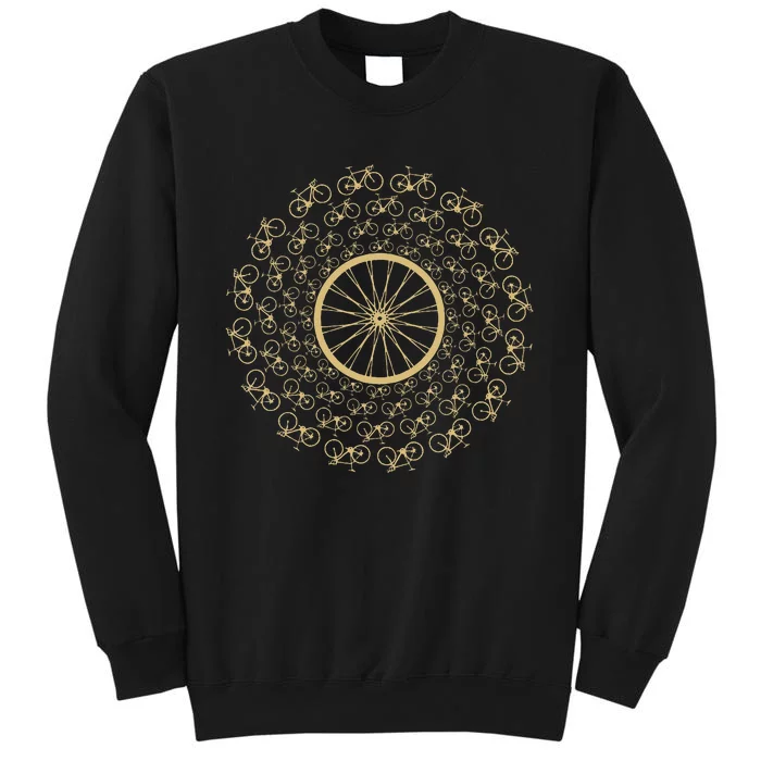 Bike Tornado Golden Racer Rim Cycling Tall Sweatshirt