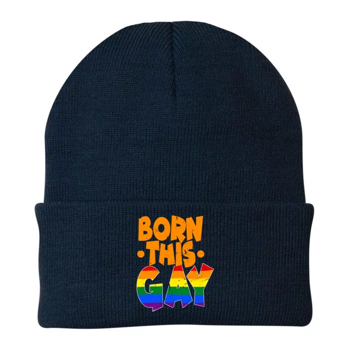 Born This Gay Lgbtq Gift Knit Cap Winter Beanie