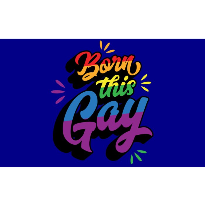 Born This Gay Funny Trendy Lgbtq Pride Cute Queer Aesthetic Cute Gift Bumper Sticker