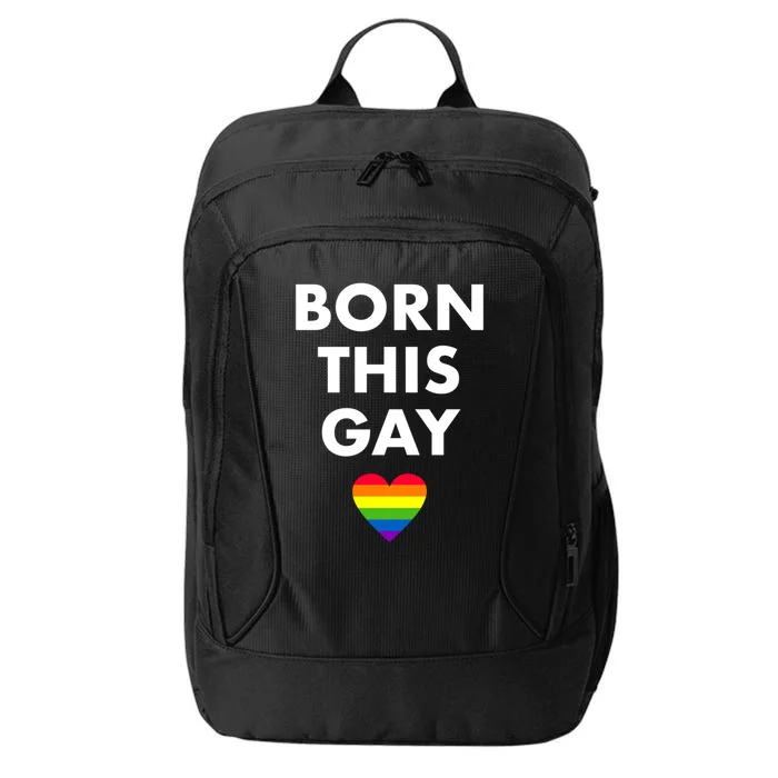 Born This Gay Lgbtqia+ Rainbow Flag Csd Gift City Backpack