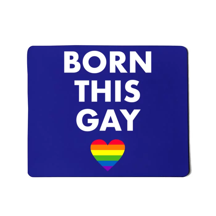 Born This Gay Lgbtqia+ Rainbow Flag Csd Gift Mousepad