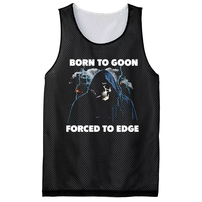 Born To Goon Forced To Edge Mesh Reversible Basketball Jersey Tank