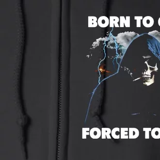 Born To Goon Forced To Edge Full Zip Hoodie