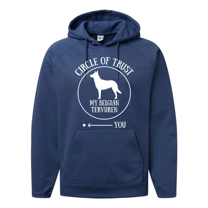 Belgian Tervuren Gift Performance Fleece Hoodie