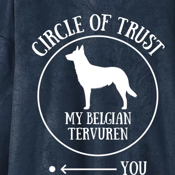 Belgian Tervuren Gift Hooded Wearable Blanket