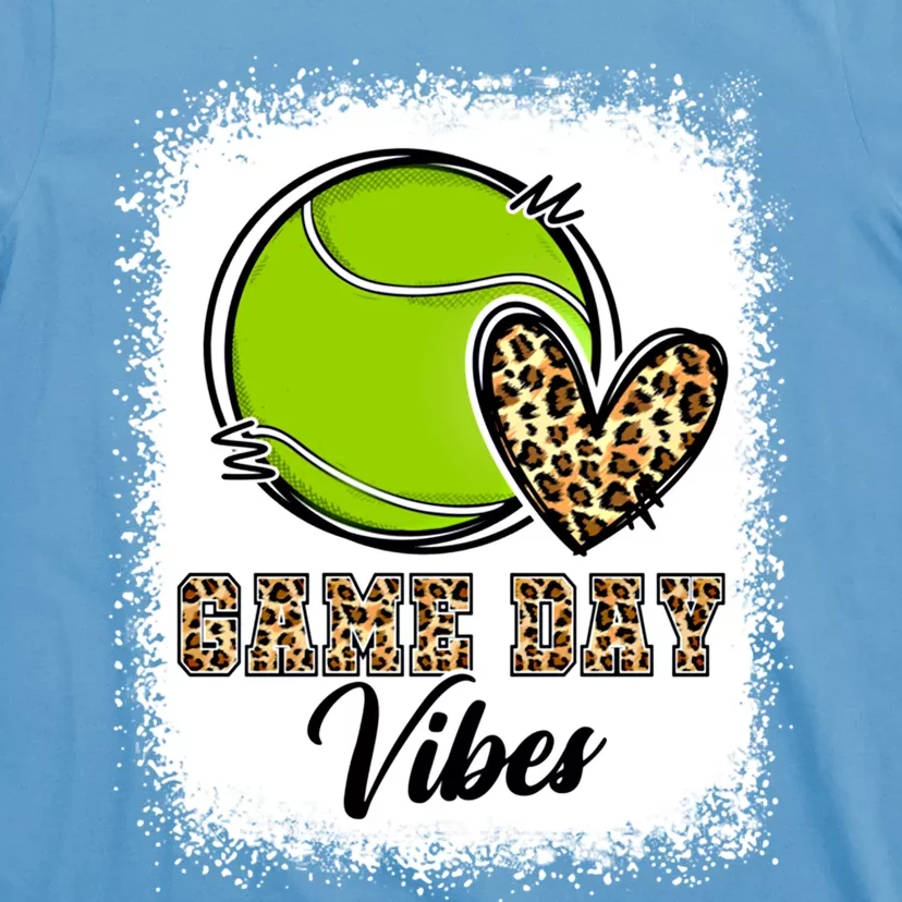 Bleached Tennis Game Day Vibes Tennis Mom Game Day Season Meaningful Gift T-Shirt