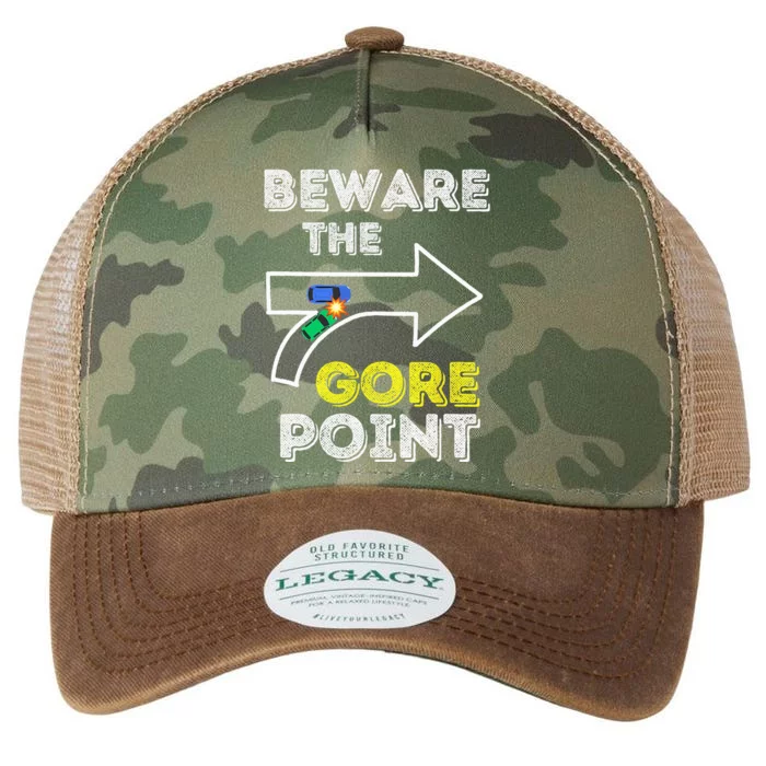 Beware The Gore Point Legacy Tie Dye Trucker Hat