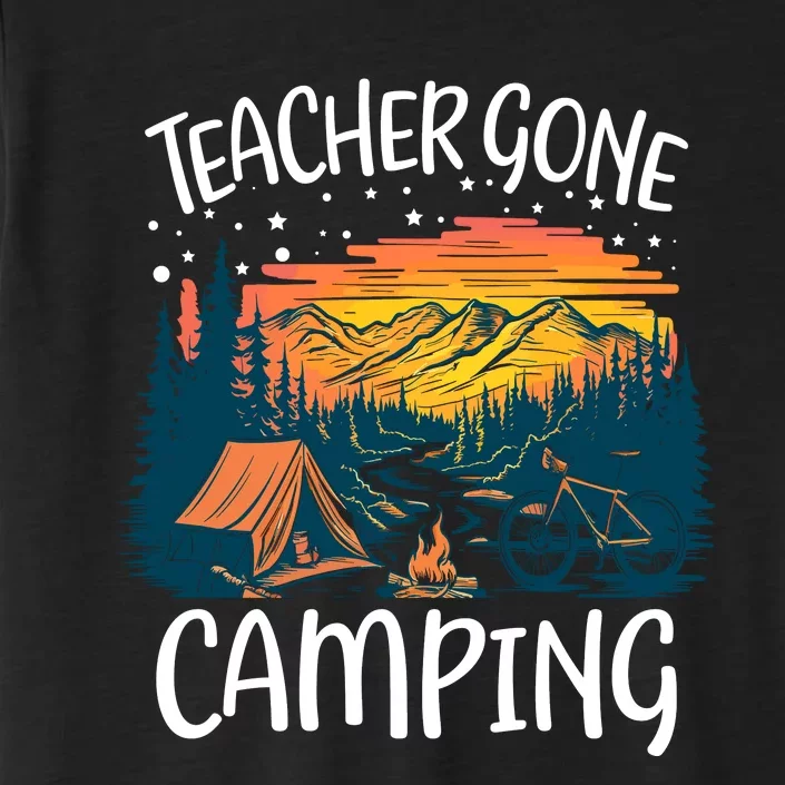 Best Teacher Gone Camping ChromaSoft Performance T-Shirt