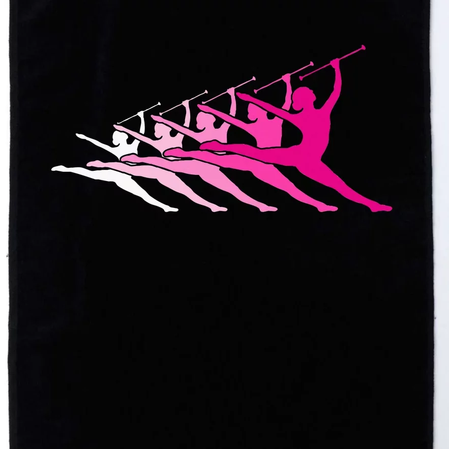 Baton Twirlers Girl Funny Baton Twirling Cute Platinum Collection Golf Towel