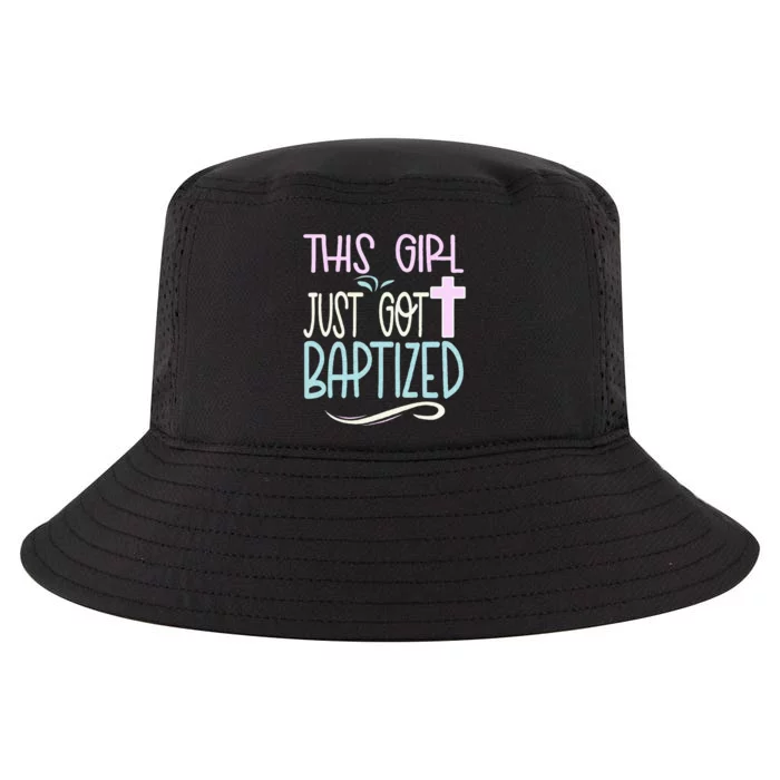 Baptism This Girl Baptized Christian 23 Cool Comfort Performance Bucket Hat