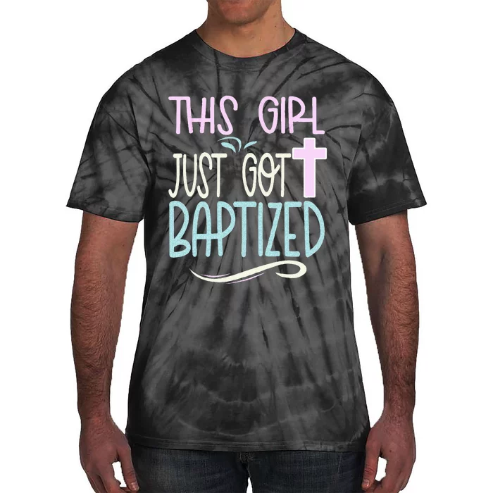 Baptism This Girl Baptized Christian 23 Tie-Dye T-Shirt