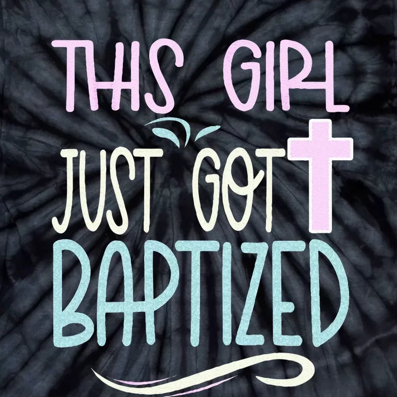 Baptism This Girl Baptized Christian 23 Tie-Dye T-Shirt