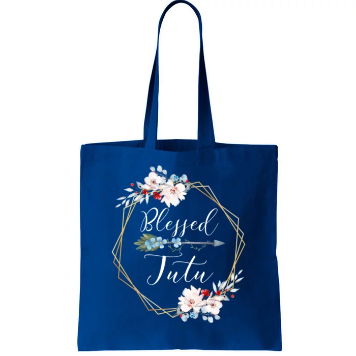 Blessed Tutu Grandma Gift Tote Bag