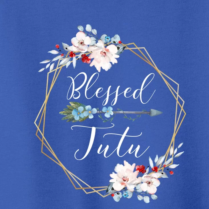 Blessed Tutu Grandma Gift Toddler T-Shirt