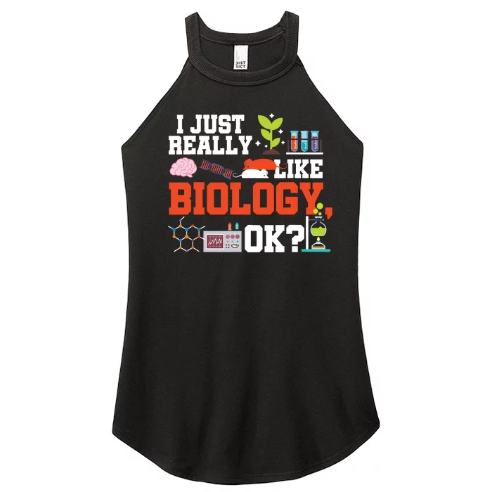 Biology Teacher Gift Science Student Biology Women’s Perfect Tri Rocker Tank