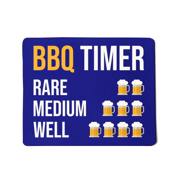 Bbq Timer Grilling Barbecue Grill Barbecue Gift Mousepad