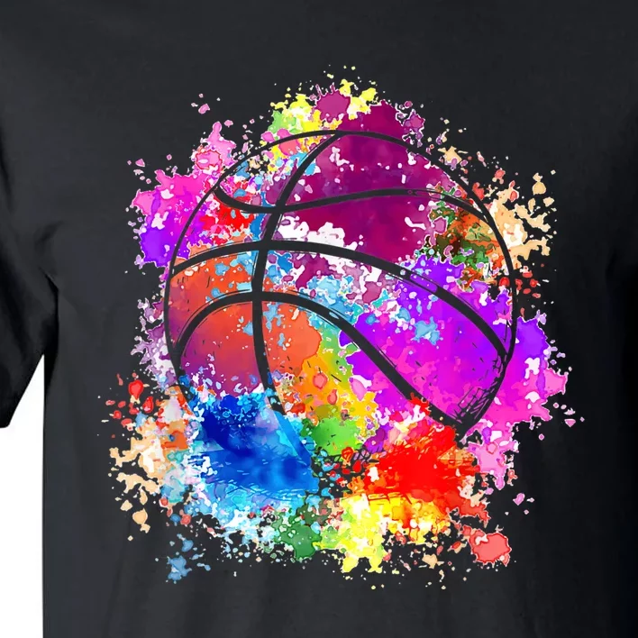 Basketball Teenagers Girls Teens Wo Baller Dunking Tall T-Shirt