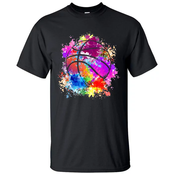 Basketball Teenagers Girls Teens Wo Baller Dunking Tall T-Shirt