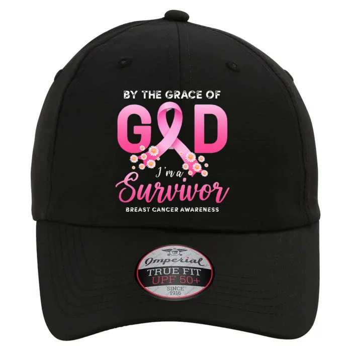 By The Grace God Im A Survivor Breast Cancer Survivor The Original Performance Cap