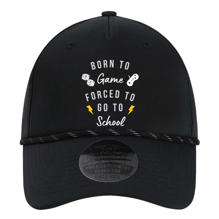 Born To Game Forced To Go To School Gamer Performance The Dyno Cap