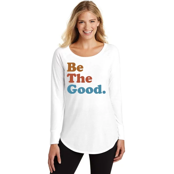 Be The Good Kindness Women's Perfect Tri Tunic Long Sleeve Shirt